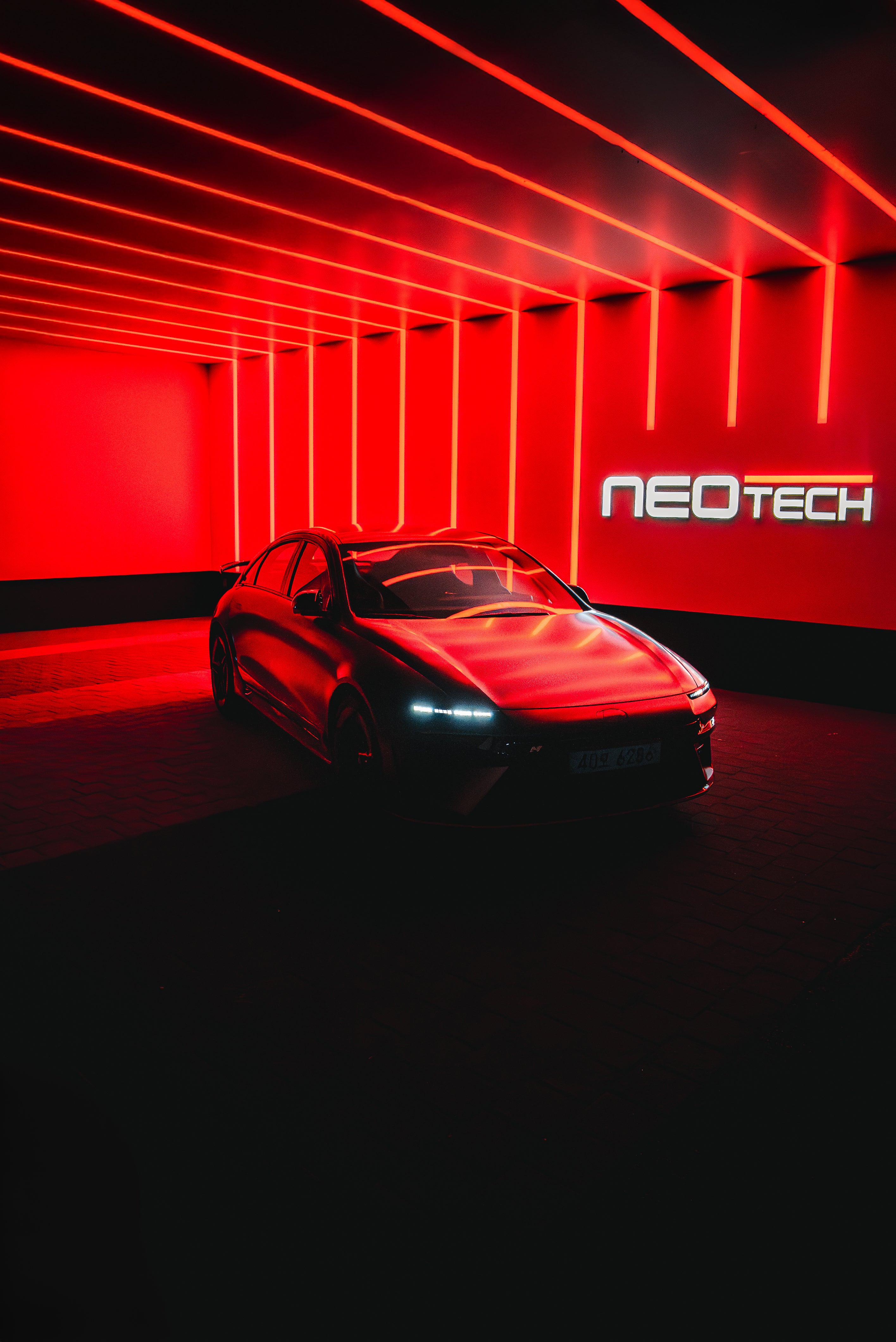 Modified Hyundai Ioniq 6N Equipped with Neotech Big Brake System