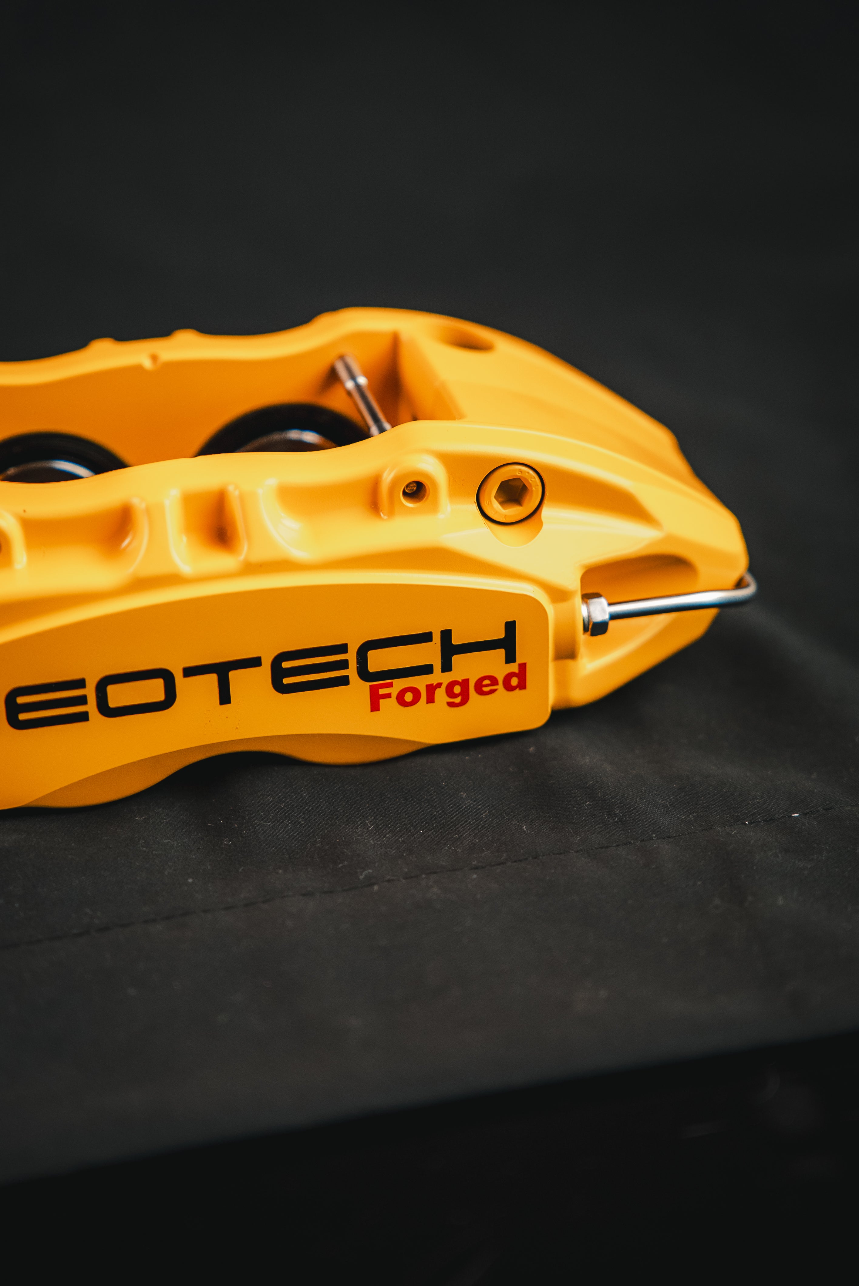 Neotech 4P rear brake caliper side view