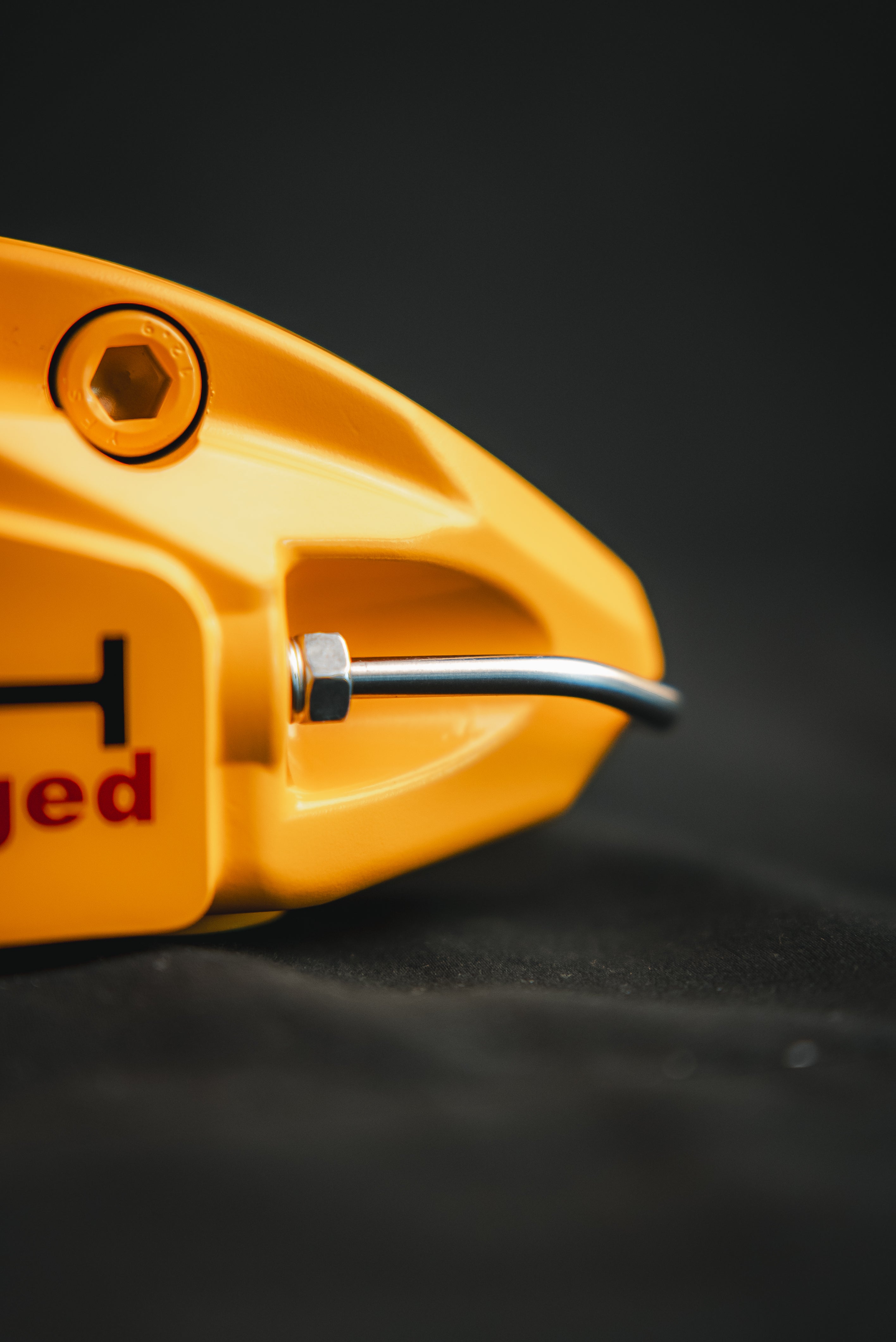 Neotech forged 4-piston rear caliper detail