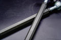 Close-up of Neotech adjustable sway bar links