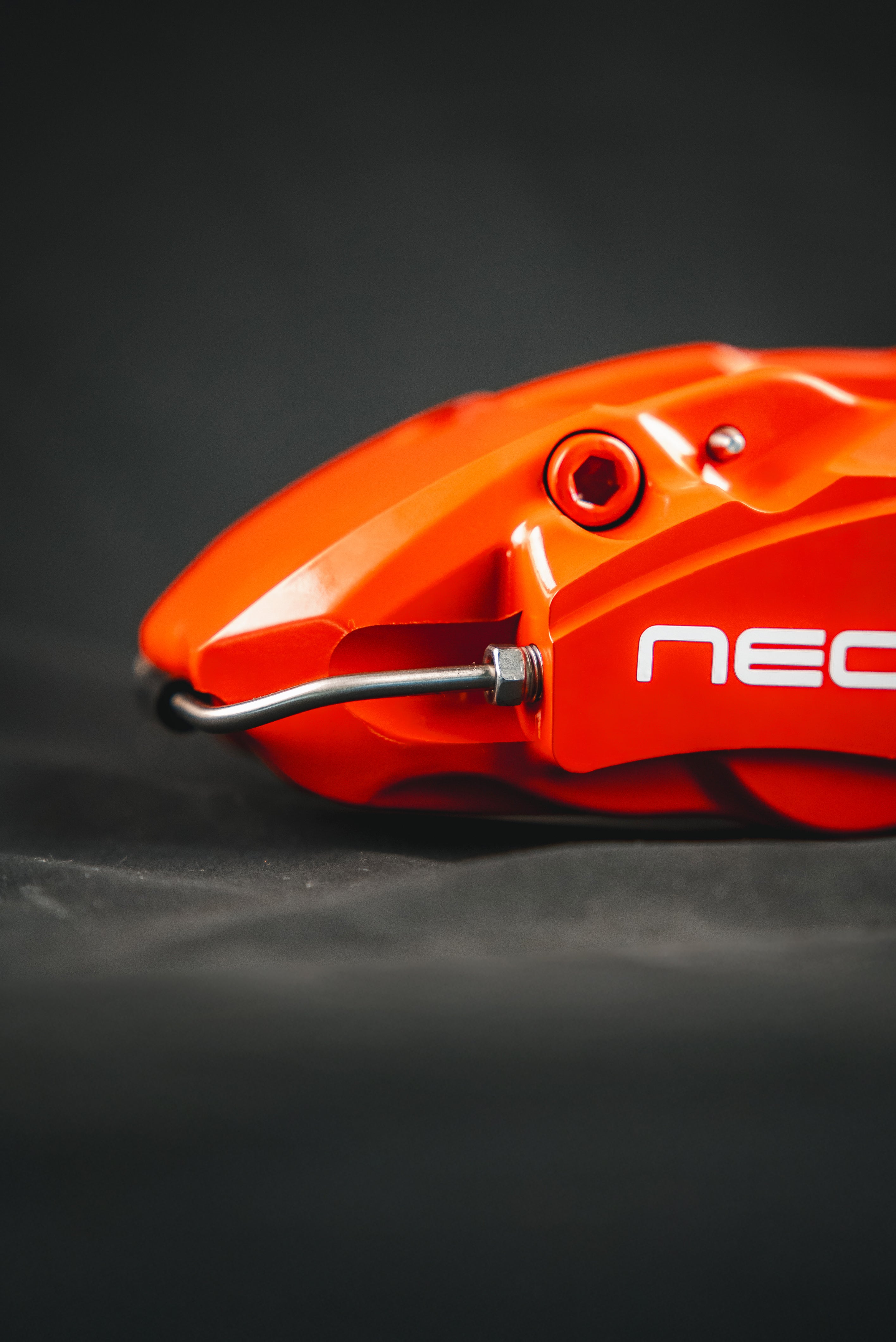 Close-up of Neotech EVO 4P brake caliper