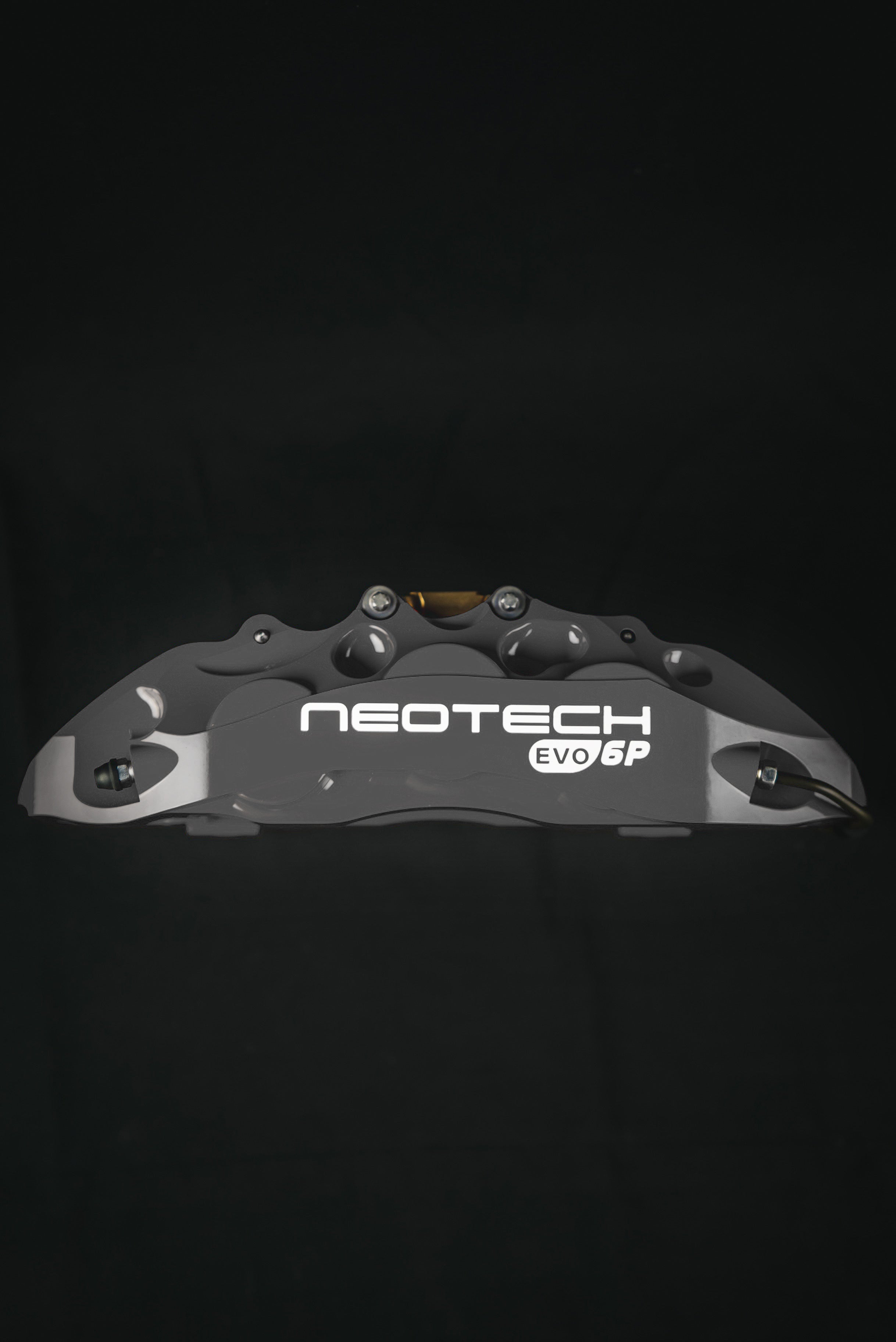 Neotech EVO 6P Front Brake Kit in Dark Grey Color